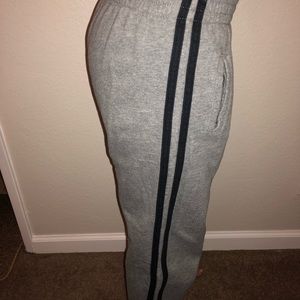 Gray sweats